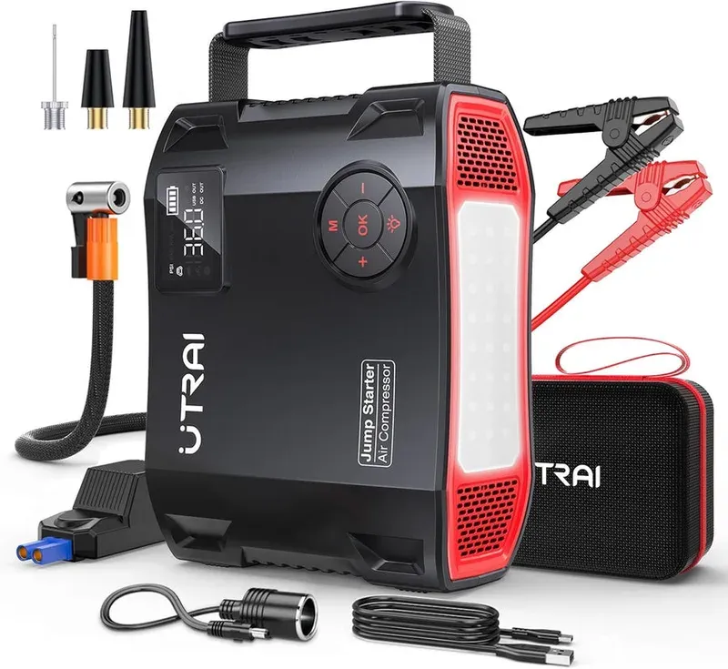 UTRAI JUST5 con compresor, arrancador de batería